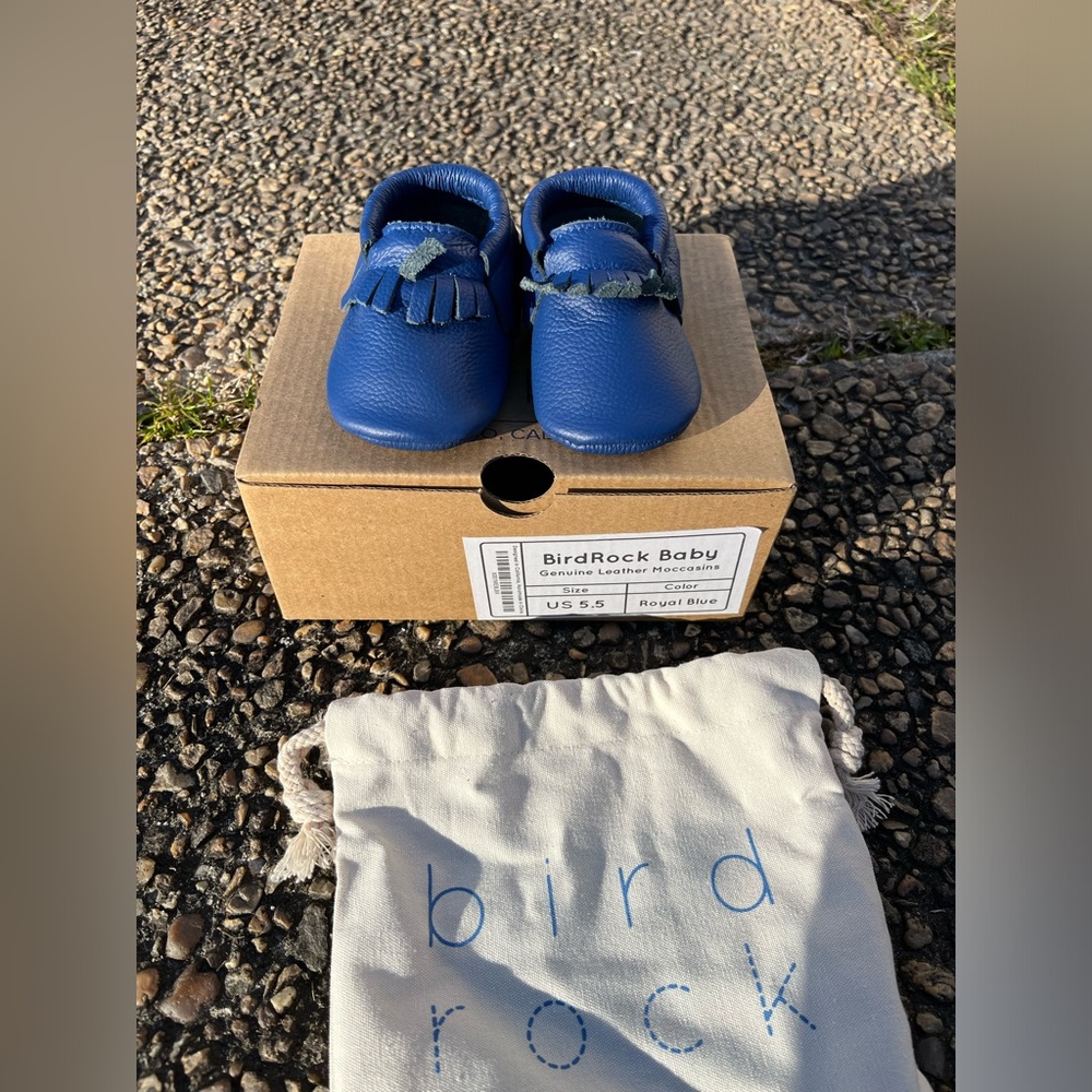 Birdrock Baby Leather Moccasins